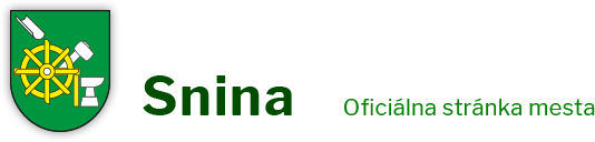 Oficiálne stránky mesta Snina